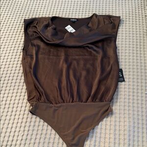 Express Chocolate Brown Bodysuit